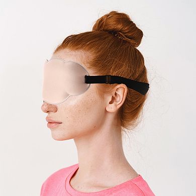 3pcs Sleep Eye Mask, Cloud-Shaped Sleep Eye Mask, Contoured Light Blocking White Black Pink