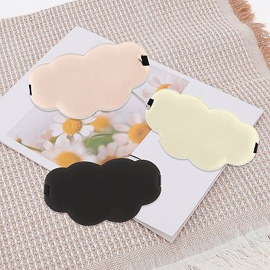 3pcs Sleep Eye Mask, Cloud-Shaped Sleep Eye Mask, Contoured Light Blocking White Black Pink