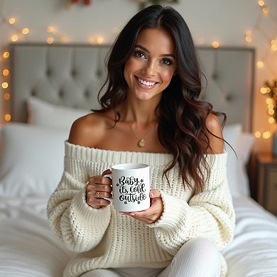 Baby Its Cold Outside Christmas Mugs, Christmas Coffee Mugs 15oz