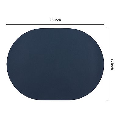 Placemats Set of 6 Leather Placemats for Kitchen Dining Table Decor Table Placemats Table Mat