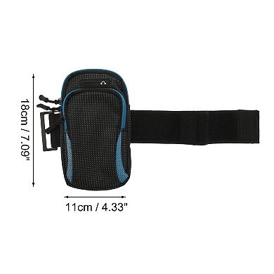 1 Pc Classic Phone Holder Arm Bands with Zipper for Hiking Gym