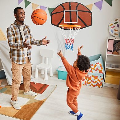 Indoor Outdoor Basketball Games with Large Shatter-proof Backboard