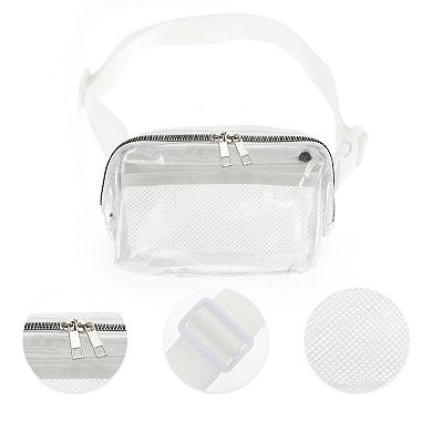 1 Pc Clear Style Running Waist Pack for Hiking Gym Clear
