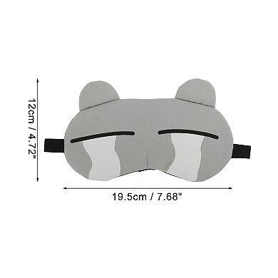 Soft Cartoon Tears Sleep Mask Eye Shade Cover for Travel for Rest 1 Pc