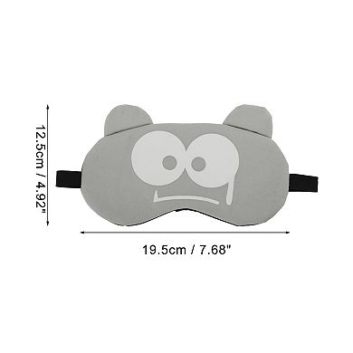 Soft Cartoon Frightened Sleep Mask Eye Shade Cover for Travel 1 Pc