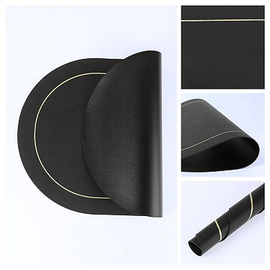 Set of 6 Placemats, Faux Leather Placemats for Kitchen Dining Table Decor, Table Placemats