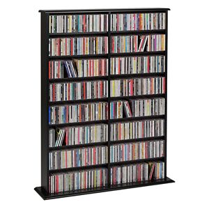 Prepac Double Width Multimedia Wall Storage