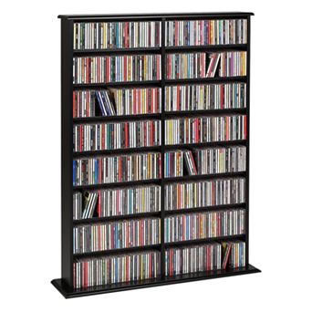 Prepac Double Width Multimedia Wall Storage