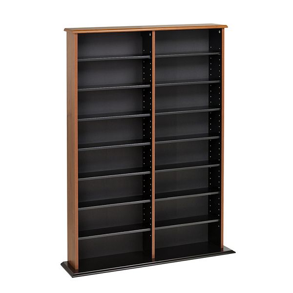 Prepac Double Width Multimedia Wall Storage