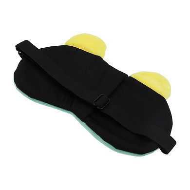 Soft Cartoon x Eyes Sleep Mask Green Eye Shade Cover for Travel for Rest 1 Pc