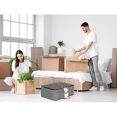 1 Pack Clothes Storage,Storage Bags,Moving Bags for Organizing Bedroom, Comforter