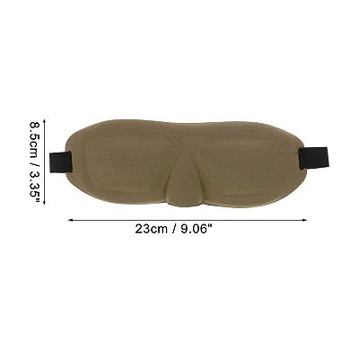 Soft Square 3D Sleep Mask 3D Eye Shade Cover for Rest for Travel 1 Pc
