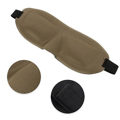 Soft Square 3D Sleep Mask 3D Eye Shade Cover for Rest for Travel 1 Pc