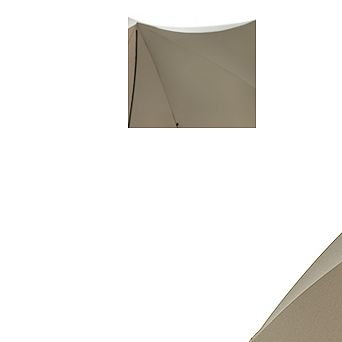 6-Sided Pop-up Family Tent with Rainfly Skylight 3 Doors 3 Windows-Green