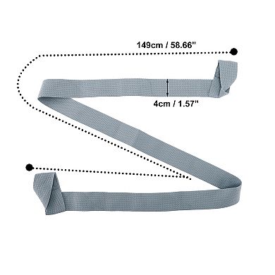 Durable Yoga Mat Straps for Stretching 58.66"x1.57" 1 Pc