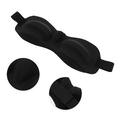 Soft Elastic Band 3D Sleep Mask 3D Eye Shade Cover for Rest for Travel