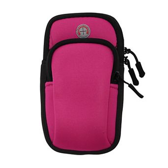 1 pc Convenient Phone Holder Arm Bands with Zipper for Hiking Gym