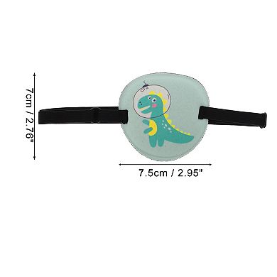 Soft Bubble Dragon 3D Sleep Mask Blue Green 3D Eye Shade Cover for Rest 1 Pc