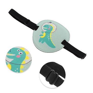 Soft Bubble Dragon 3D Sleep Mask Blue Green 3D Eye Shade Cover for Rest 1 Pc