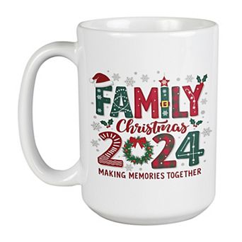 Family Christmas 2024 Christmas Mugs, Christmas Coffee Mugs 15oz