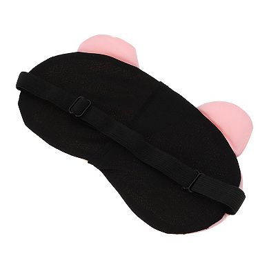 Soft Cartoon Pig Eyes Sleep Mask Pink Eye Shade Cover for Rest for Travel 1 Pc