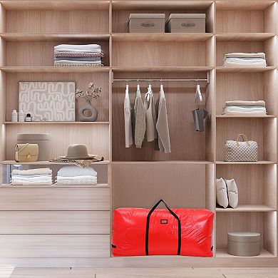 1 Pack Large Storage Bags with Handles, Moving Bags for Clothes, Comforters, Closet Organizers