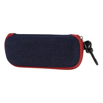 Zipper Eyeglasses Case Lightweight Eyeglasses Storage 6.38"x2.44"x1.57"