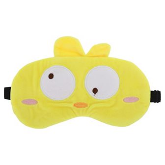 Soft Cartoon Duck Sleep Mask Yellow Eye Shade Cover for Travel for Rest 1 pc