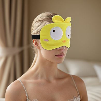 Soft Cartoon Duck Sleep Mask Yellow Eye Shade Cover for Travel for Rest 1 Pc