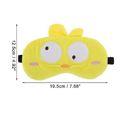 Soft Cartoon Duck Sleep Mask Yellow Eye Shade Cover for Travel for Rest 1 Pc