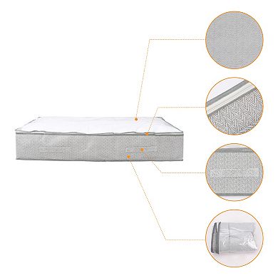 1 Pack Clothes Storage with Handles, Moving Bags for Organizing Bedroom, Closet Organizers