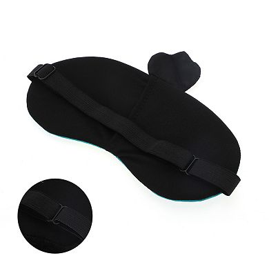 Soft Cartoon Monsters Sleep Mask Green Eye Shade Cover for Light Meditation 1 Pc