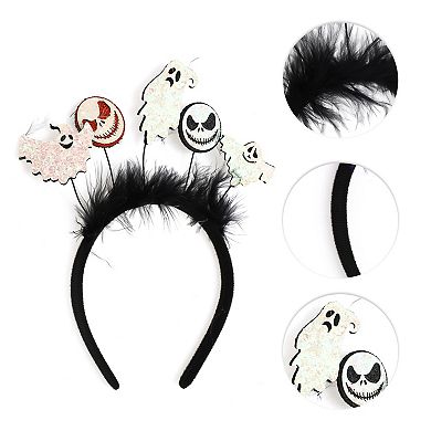 Classic Ghosts Pattern Headband 4.72" Diameter Black 1 Pc