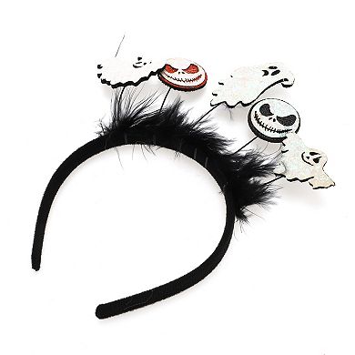 Classic Ghosts Pattern Headband 4.72" Diameter Black 1 Pc