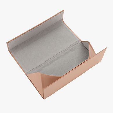 Triangle Folding Eyeglasses Case Eyeglasses Storage 6.3"x2.76"x2.36"
