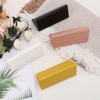 Triangle Folding Eyeglasses Case Eyeglasses Storage 6.3"x2.76"x2.36"