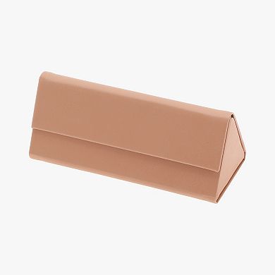 Triangle Folding Eyeglasses Case Eyeglasses Storage 6.3"x2.76"x2.36"