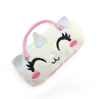Cartoon Eyeglasses Case 6.69"x3.15"x2.17" Assorted Color 1 pc