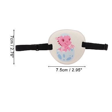Soft Pink Egg Dragon 3D Sleep Mask Pink Blue 3D Eye Shade Cover for Rest 1 Pc