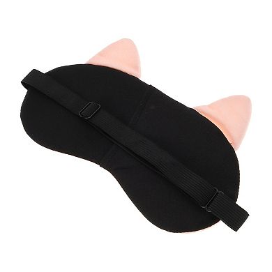 Soft Shy Pig Eyes Sleep Mask Pink Eye Shade Cover for Rest for Travel 1 Pc
