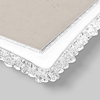 1 Pcs Picture Frame, Retro Plated Photo Frames with Glass Front Plated for Tabletop Display 6x8in