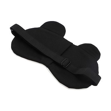 Soft Cartoon Big Eyes Sleep Mask Blue White Eye Shade Cover for Travel for Rest