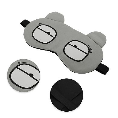 Soft Cartoon Funny Eyes Sleep Mask Eye Shade Cover for Travel for Rest 1 Pc