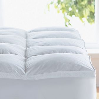 Home Sweet Home 300 Tc 100% Cotton Hypoallergenic Down Alternative Mattress Topper
