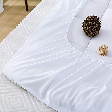 Home Sweet Home 300 Tc 100% Cotton Hypoallergenic Down Alternative Mattress Topper