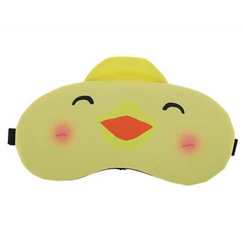 Soft Cartoon Ducks Sleep Mask Yellow Eye Shade Cover for Light Meditation 1 pc