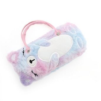 Cute Bears Eyeglasses Case 6.29"x2.76"x1.97" Violet 1 pc