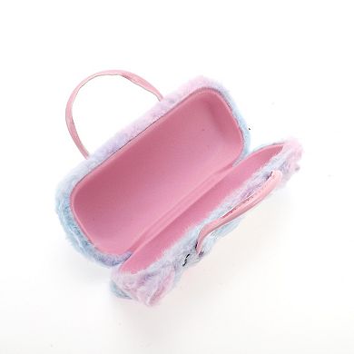 Cute Bears Eyeglasses Case 6.29"x2.76"x1.97" Violet 1 Pc
