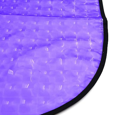 Waterproof Hair Dye Perming Cutting Barber Cape Gown Apron Cloth Purple