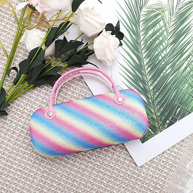 Eyeglasses Case 6.29"x2.76"x1.97" Assorted Color 1 Pc